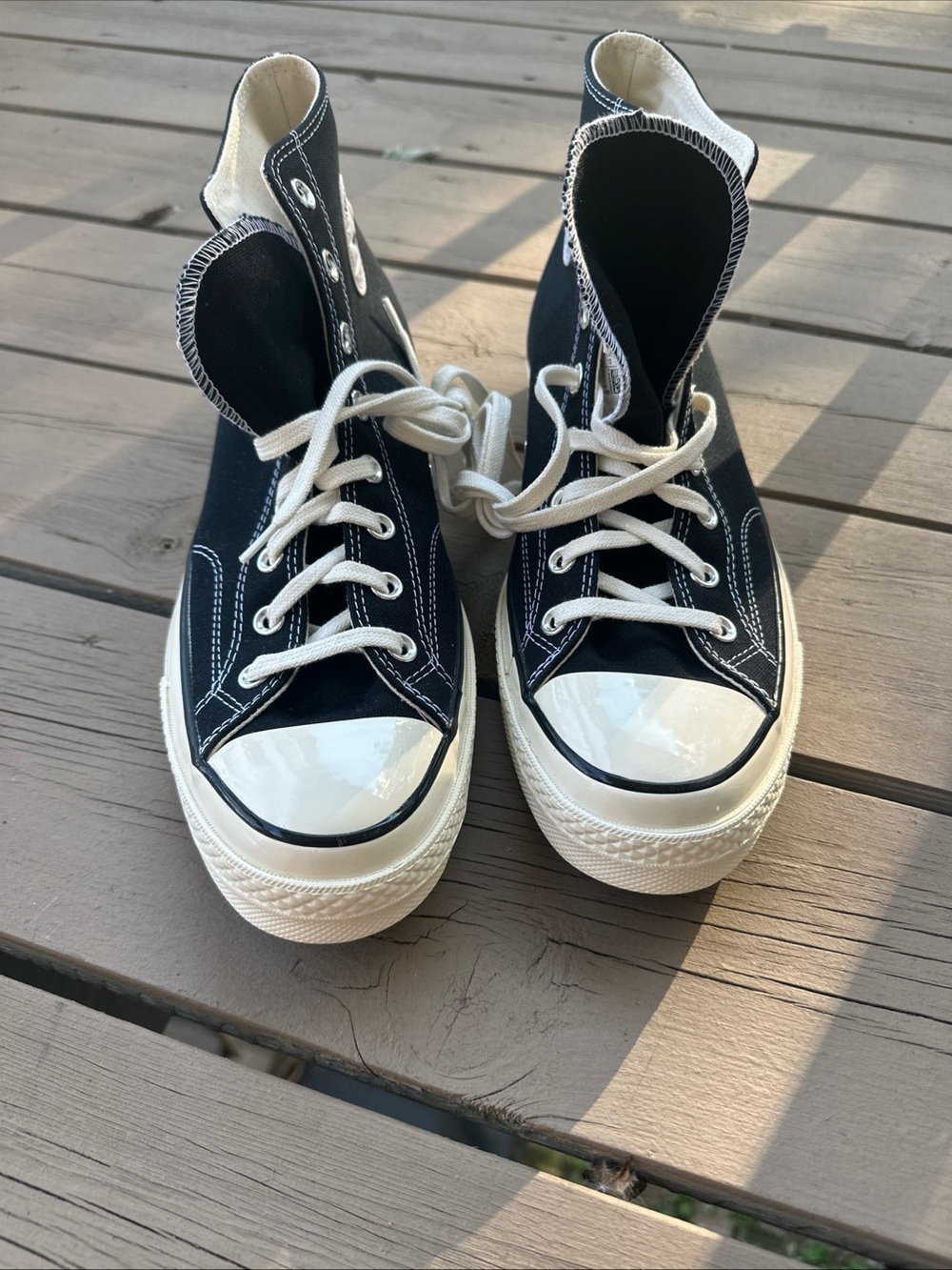 Converse Chuck Taylor High-Top Canvas Sneakers in Black, men's size 12 NWOT